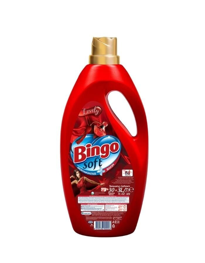 Bingo Soft Lovely Yumuşatıcı 3000 ML