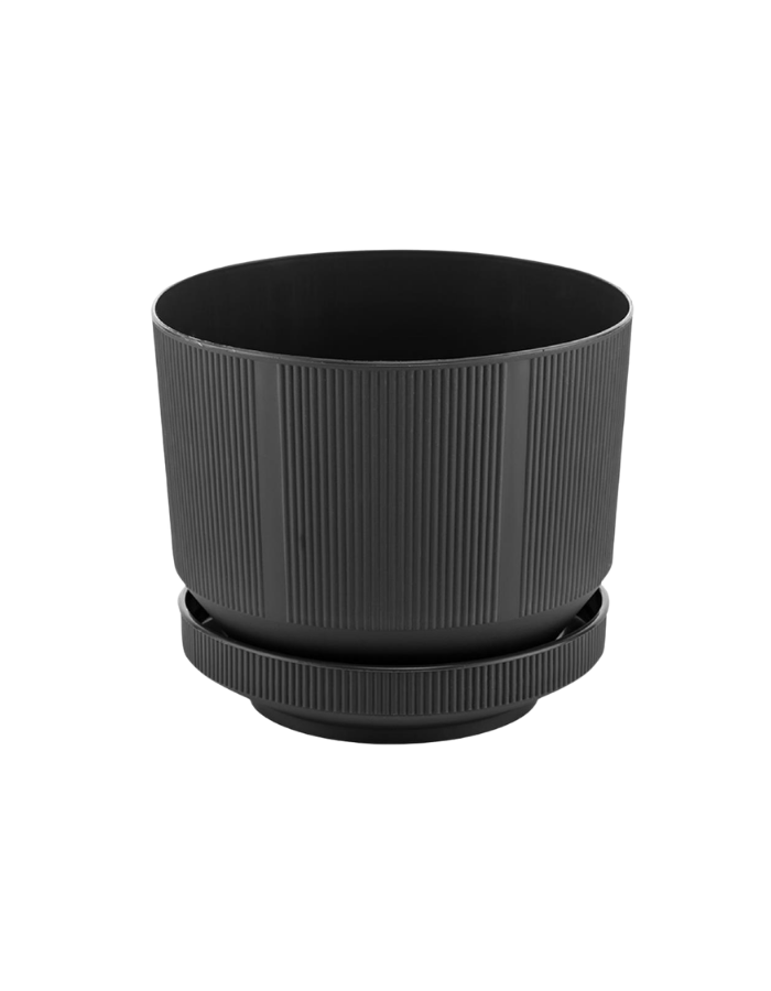Serinova Lüks Antrasit Saksı No 4