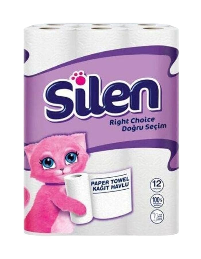 Silen 12'li 2 Katlı Kağıt Havlu