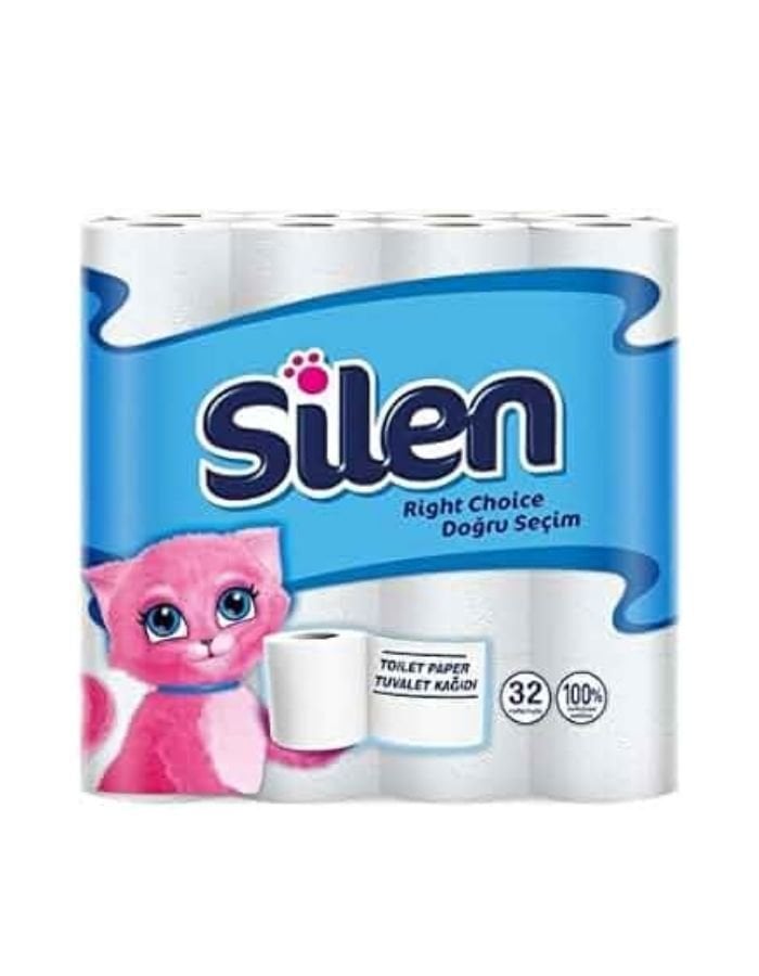 Silen 32'li 2 Katlı Tuvalet Kağıdı