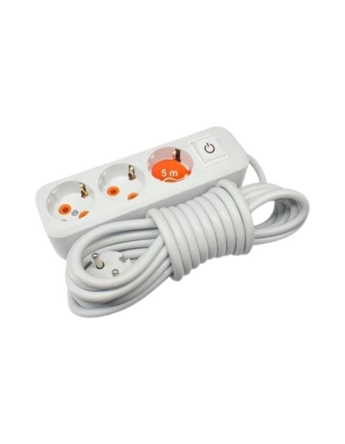 Asel 3'lü Anahtarlı grup Priz 5 M