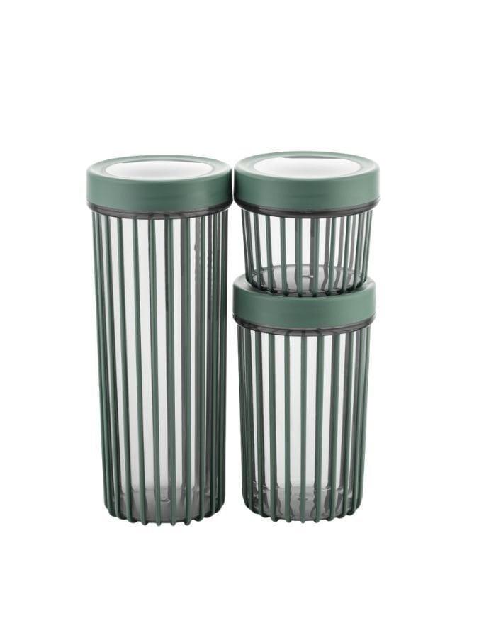 Folylife Linea 3'lü Yuvarlak Saklama Kabı 1.7 Lt