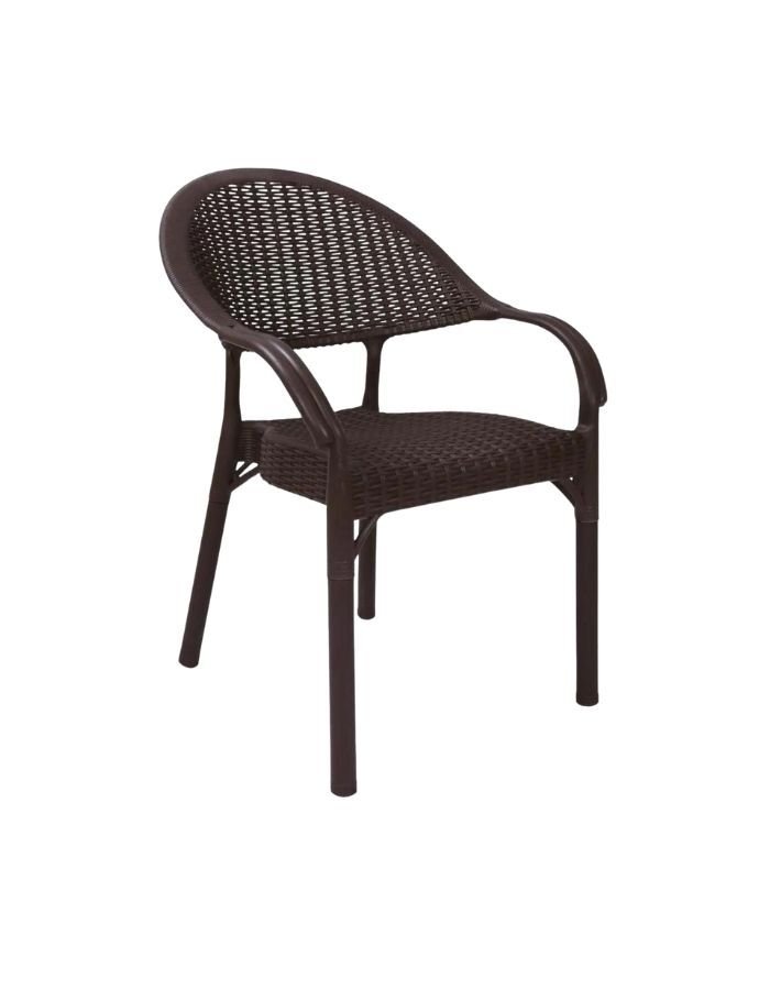 Daystone Bambu Kollu Kahve Sandalye