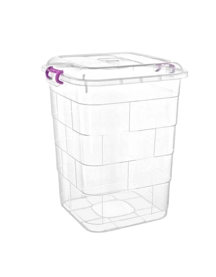 Bursev Kare Bakliyat Kova Şeffaf 35Lt