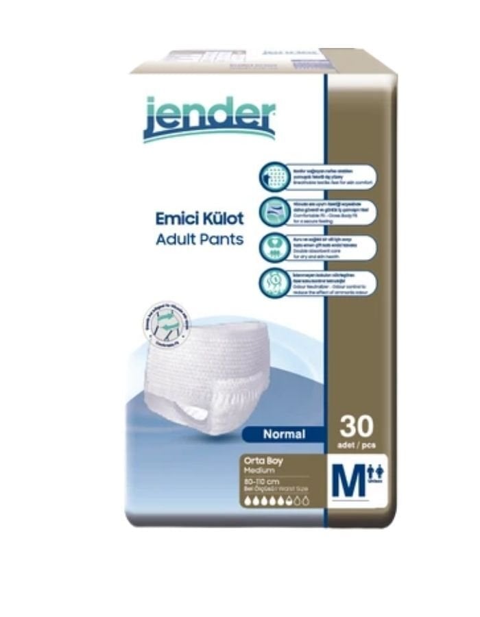 Jender 30'lu M Beden Hasta Külot Bezi