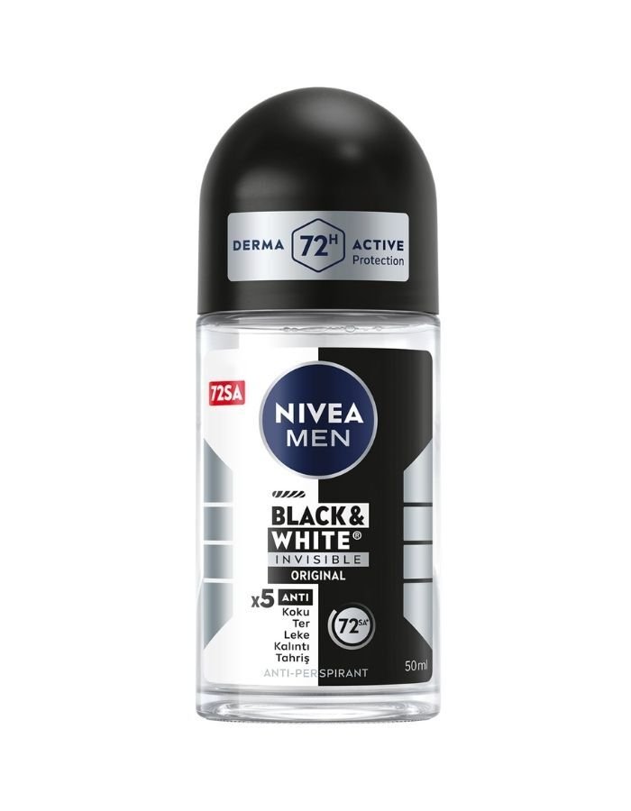 Nivea Black White Roll-On 50 ML