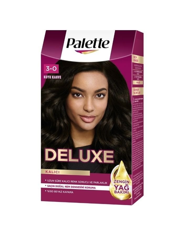 Palette Deluxe Saç Boyası 3.0 Koyu Kahve