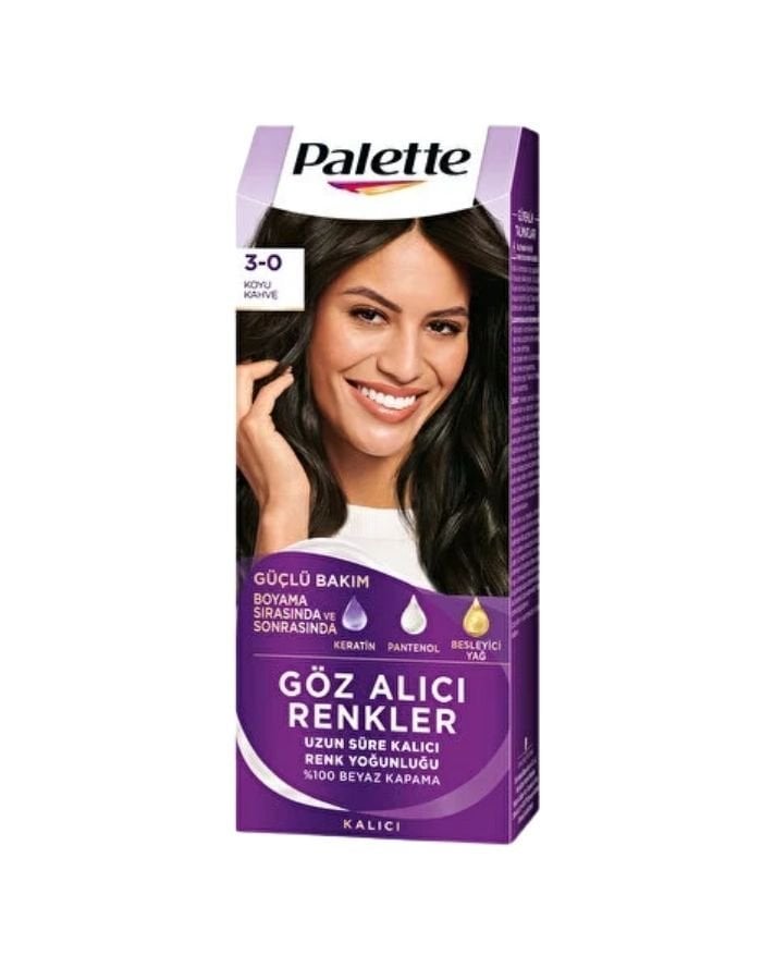 Palette Icc  Saç Boyas 3.0 Koyu Kahve