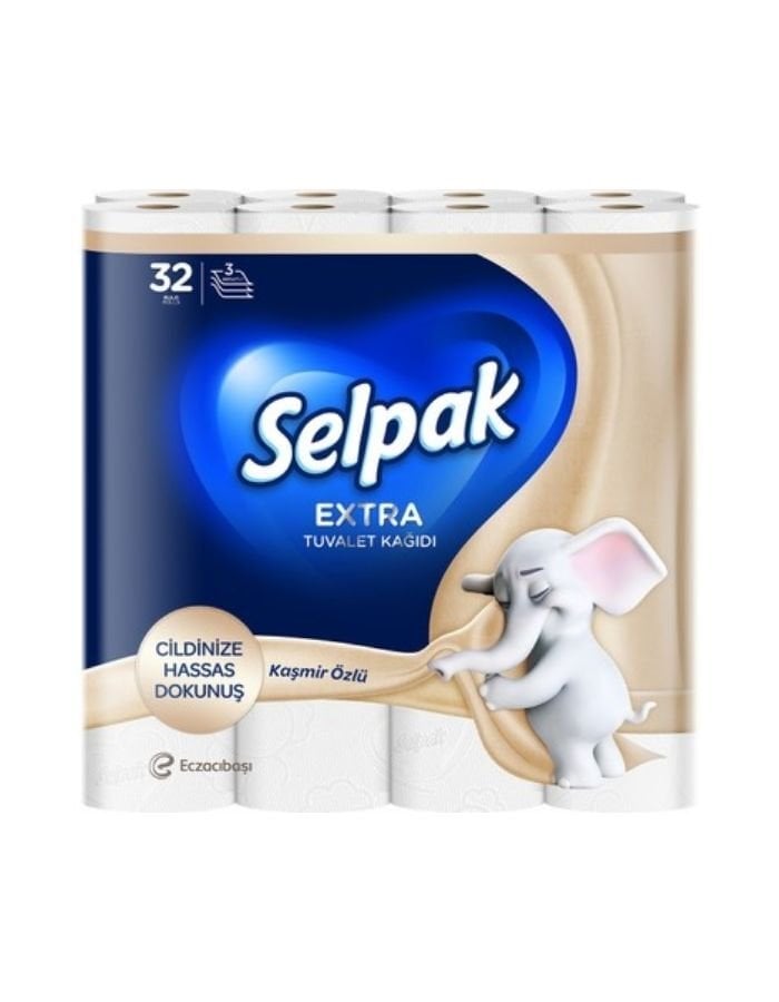 Selpak Extra Kaşmır 32'li Tuvalet Kağıdı