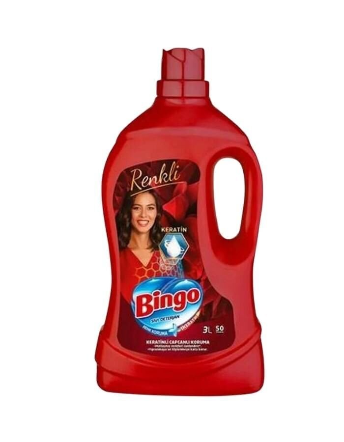 Bingo Klasik Renkliler Sıvı Çamaşır Deterjanı 3000 ML