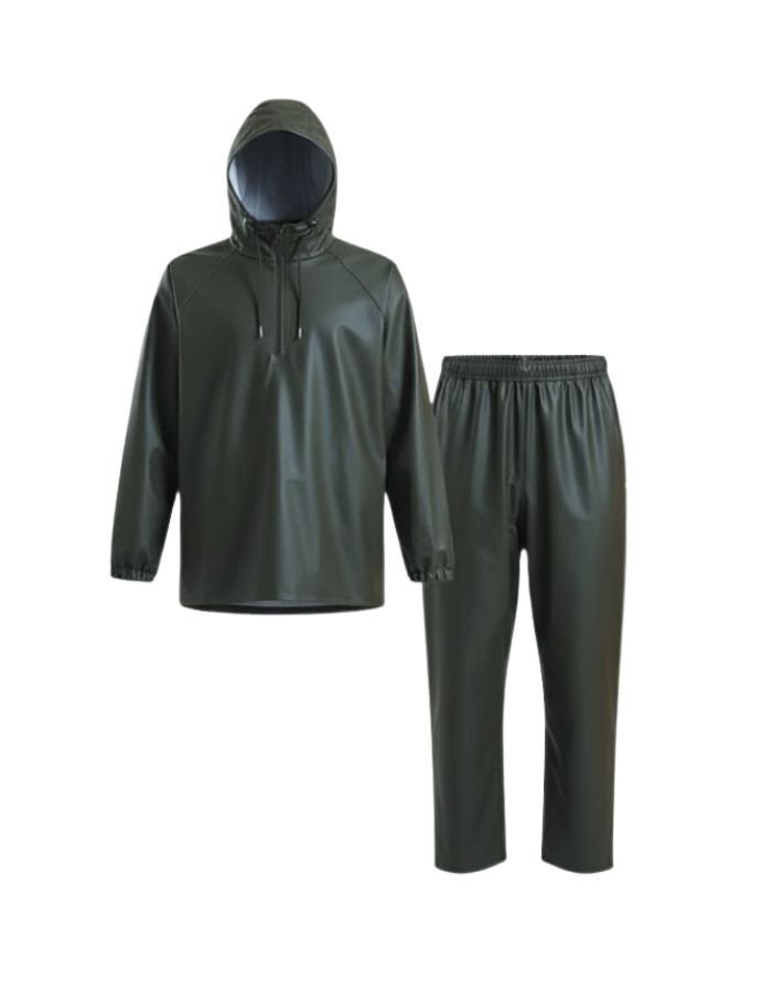 Çay Pantolonu Yağmurluk Fermuarsız Takım