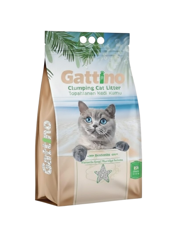 Gattino Sabun Kokulu Kedi Kumu 5 LT