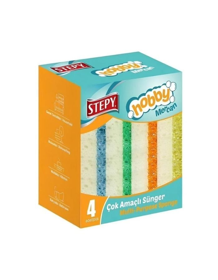Stepy 4'lü Sünger Hobby Tarzı