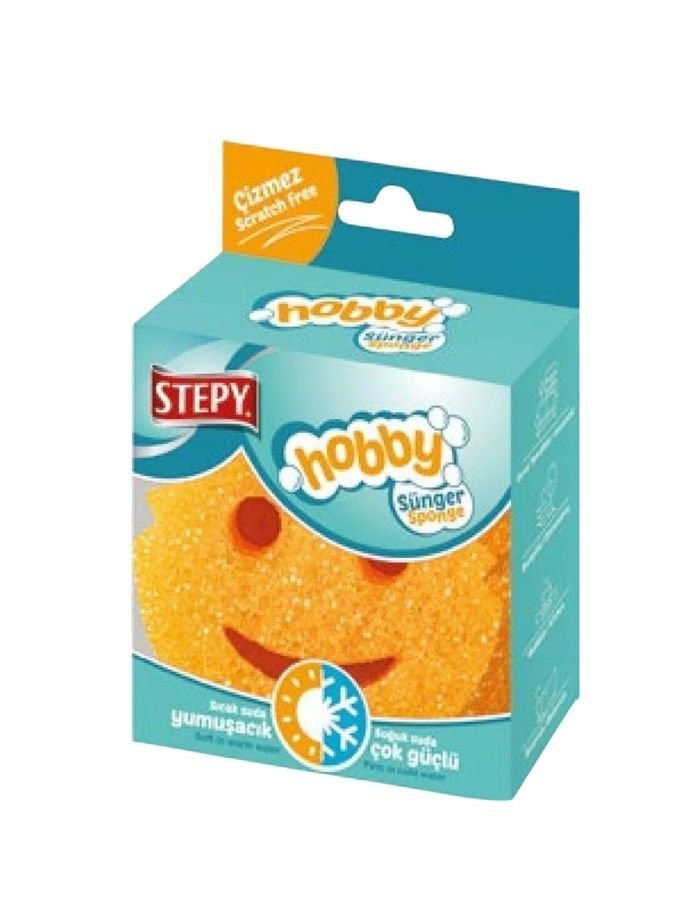 Stepy Gülen Yüz Tekli Bulaşık Süngeri