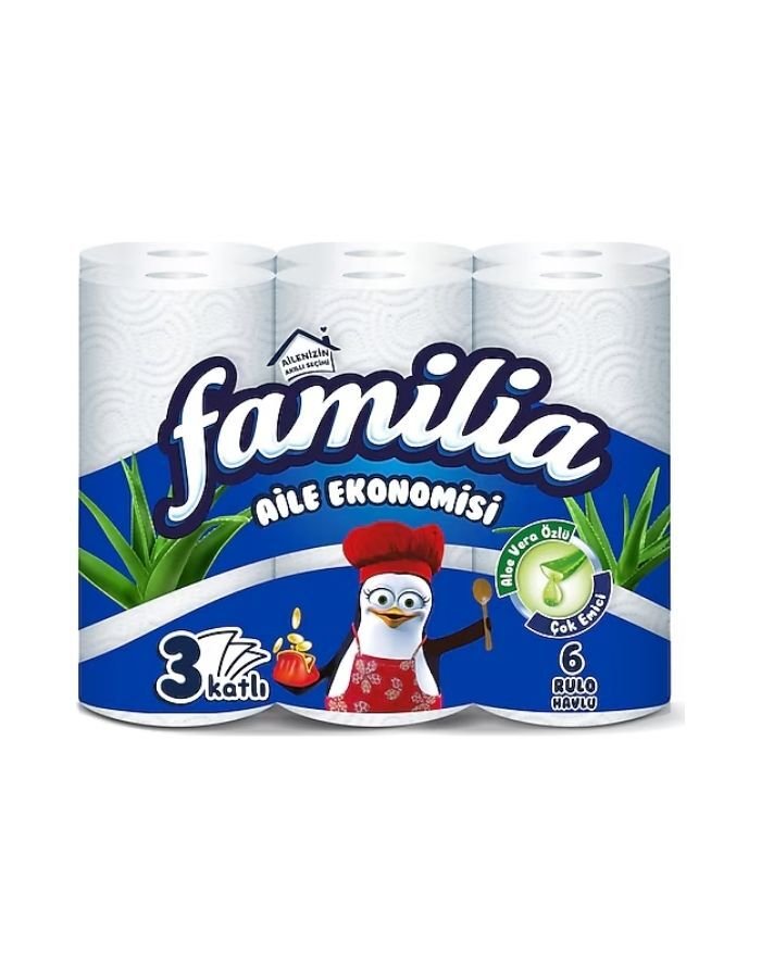 Familia 6'lı Aloevera Kağıt Havlu