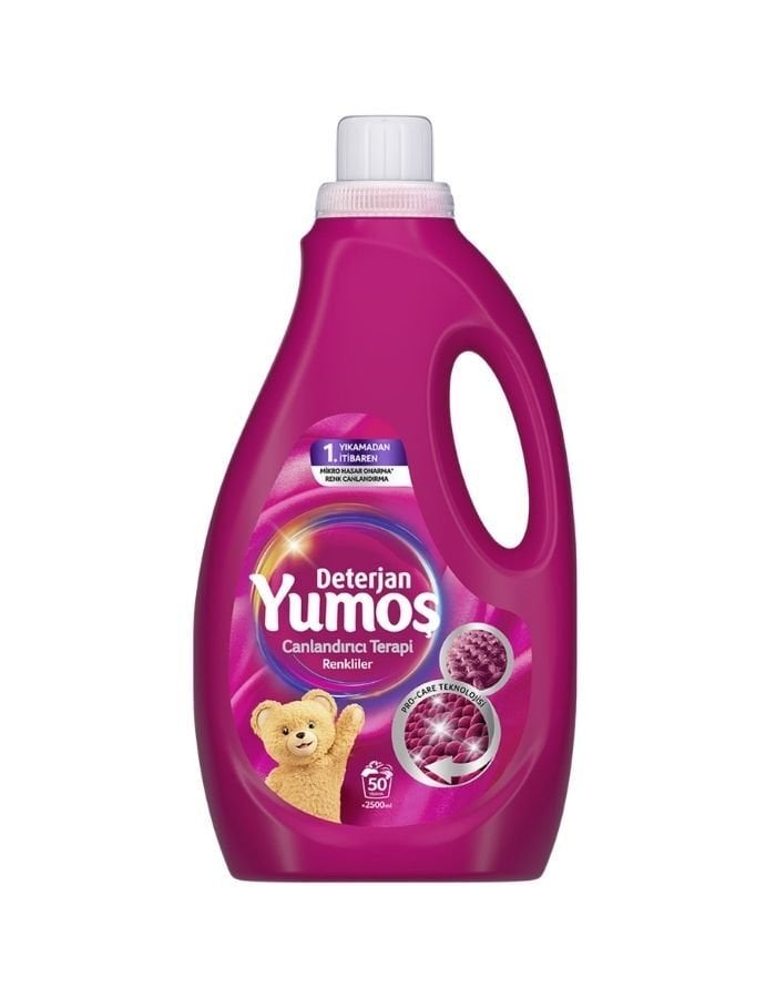 Yumoş Renkliler  Sıvı Çamaşır Deterjanı 2500 ML