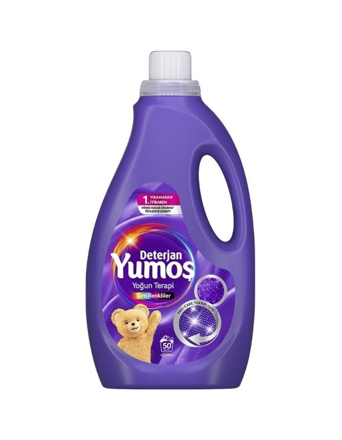Yumoş Tüm Renkler Sıvı Çamaşır Deterjanı 2500 ML