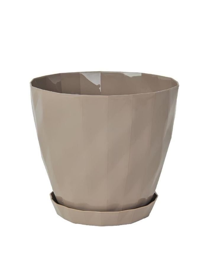 Serinova Kristal Saksı No3 Mocha