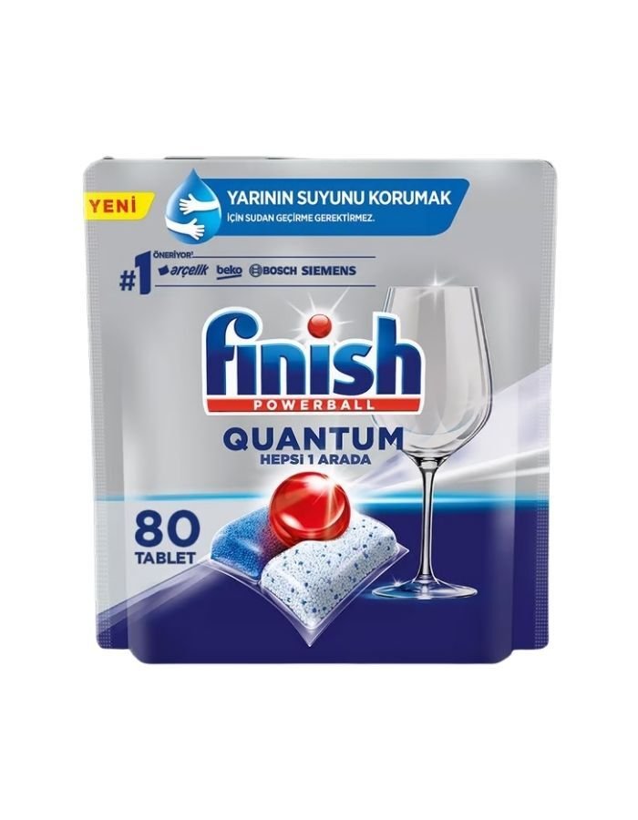 Finish Quantum 80Li Bulaşık Makinesi Tableti