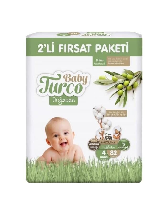 Baby Turco 82'li Bebek Bezi 2'li Fırsat Paketi No:4