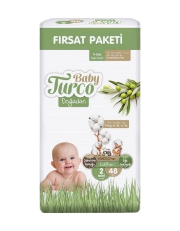 Baby Turco 48'li Bebek Bezi Fırsat Mini Paketi No:2
