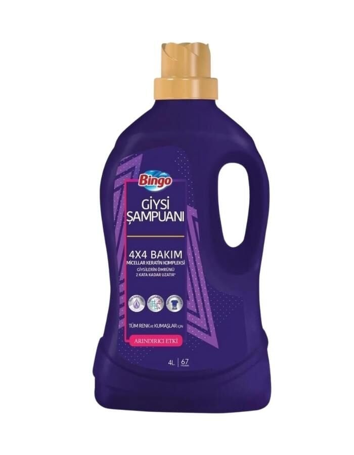 Bingo Giysi Şampuanı Arındırıcı 4000ML