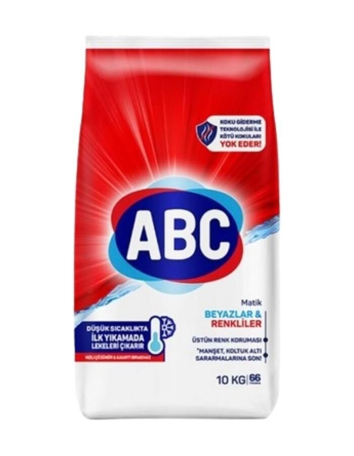 Abc Matik Renkli Beyaz 10Kg