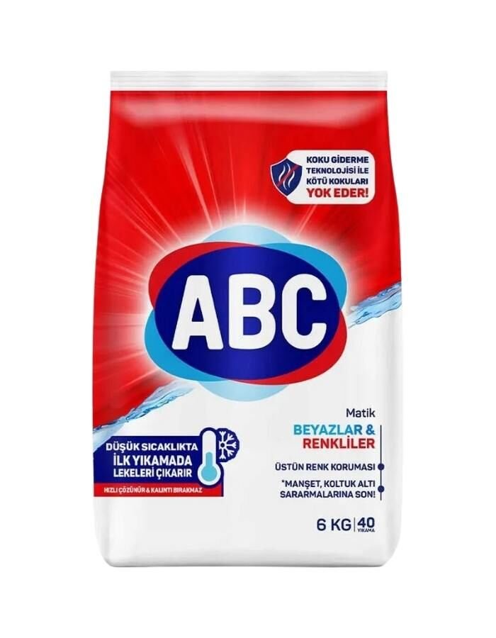 Abc Matik Renkli Beyaz  6Kg