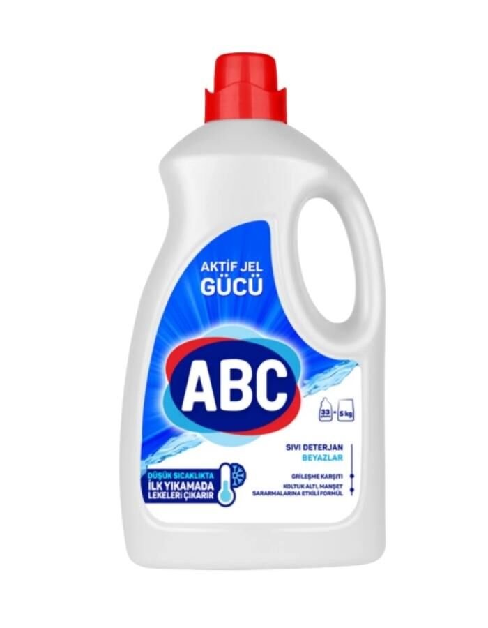 Abc Beyazlar Sıvı Çamaşır Deterjanı 2145 ML