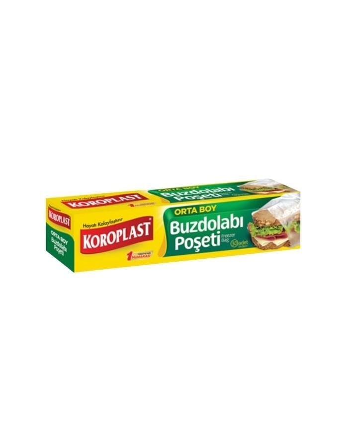 Koroplast 30'lu Orta Boy Buzdolabı Poşeti