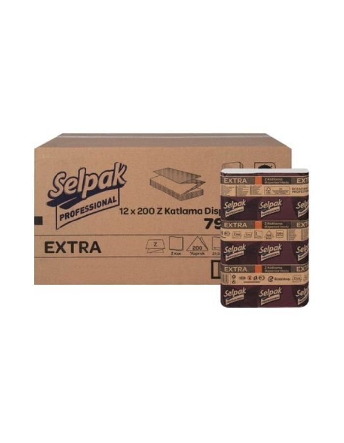 Selpak Z Katlama Dispenser Havlu 12X200