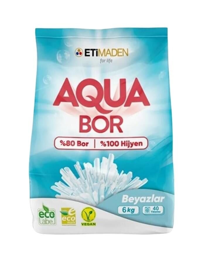Aqua Bor Matik Beyazlar 6 Kg
