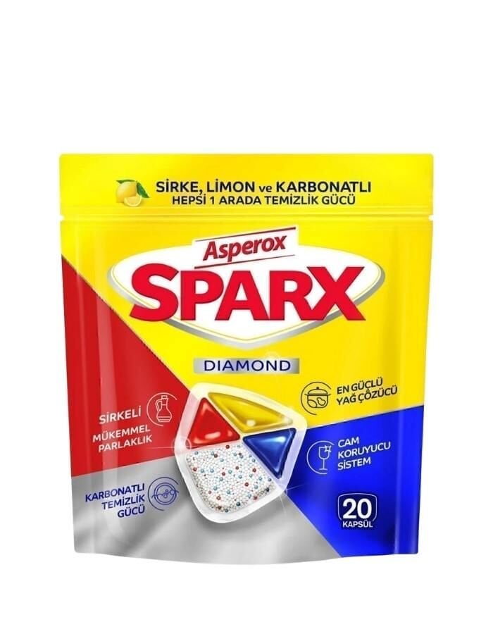 Asperox Sparx 20'li Bulaşık Makinesi Kapsülü