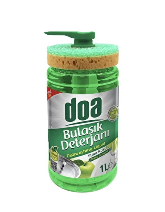 Doa Süngerli Elma Sıvı Bulaşık Deterjanı 1000 ML