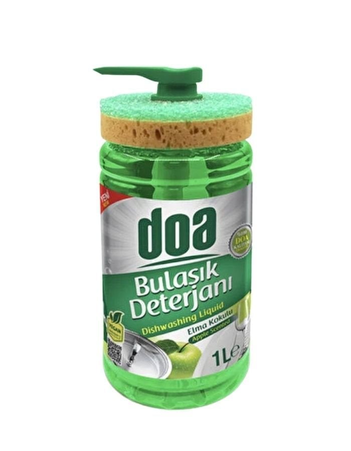 Doa Süngerli Elma Sıvı Bulaşık Deterjanı 1000 ML