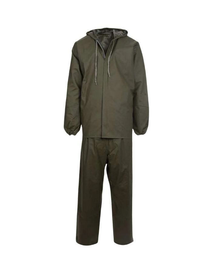 Fermuarlı Yağmurluk Çay Kıyafet Takımı